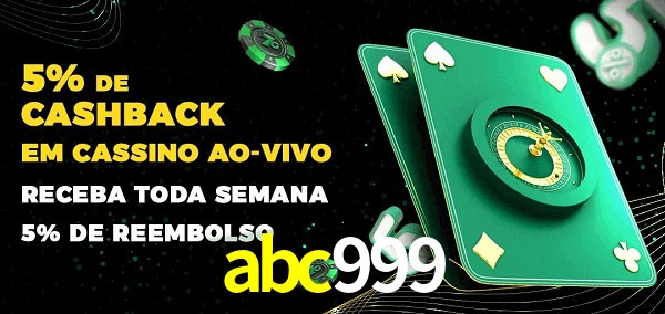 Promoções do cassino ao Vivo abc999